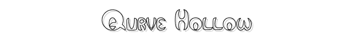 Qurve Hollow font